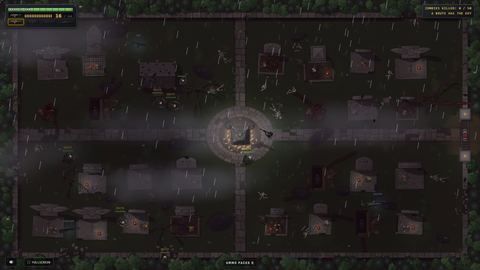 Mission 5: a rainy graveyard at night