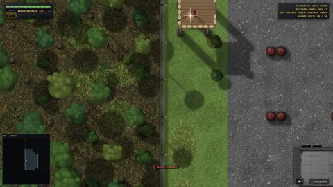 Mission 4: woods beside an airbase road