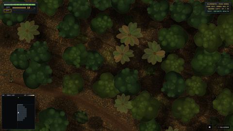 Mission 5: thick jungle around a rebel camp